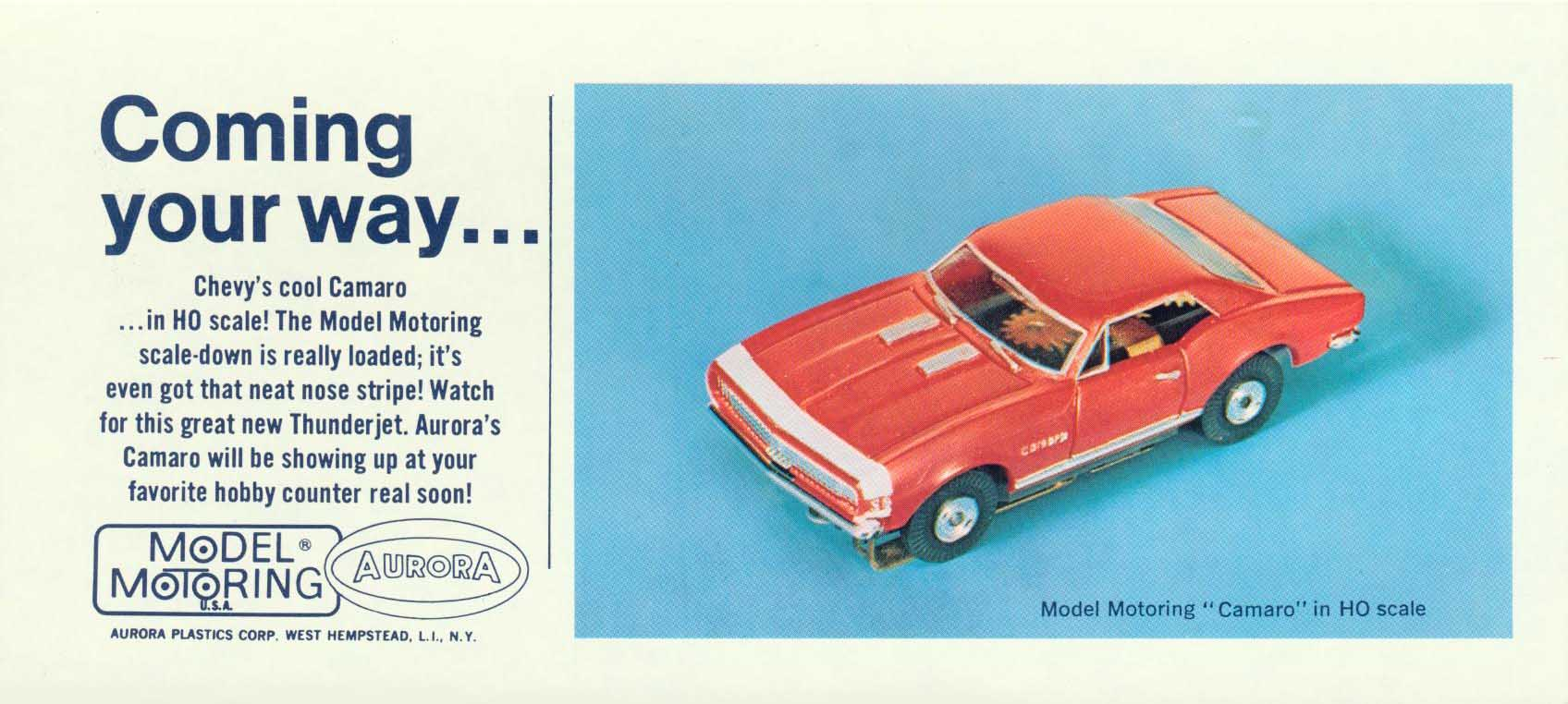 Poster for Camaro in HO Scale