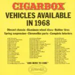 6101 - 6150 4 Cigarbox New Series