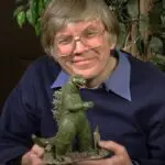 Andy with Godzilla Model